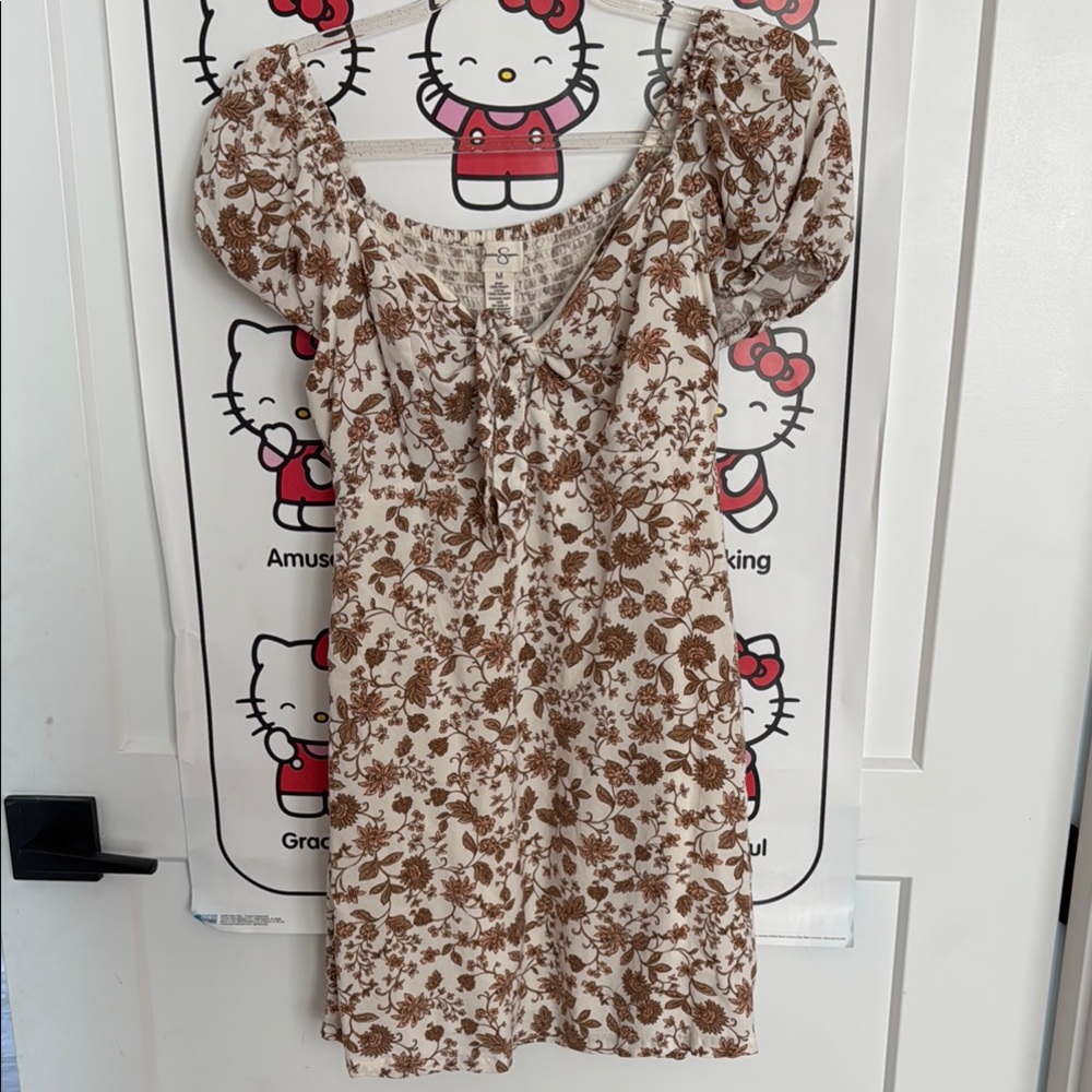 Floral Puff Sleeve Dress
